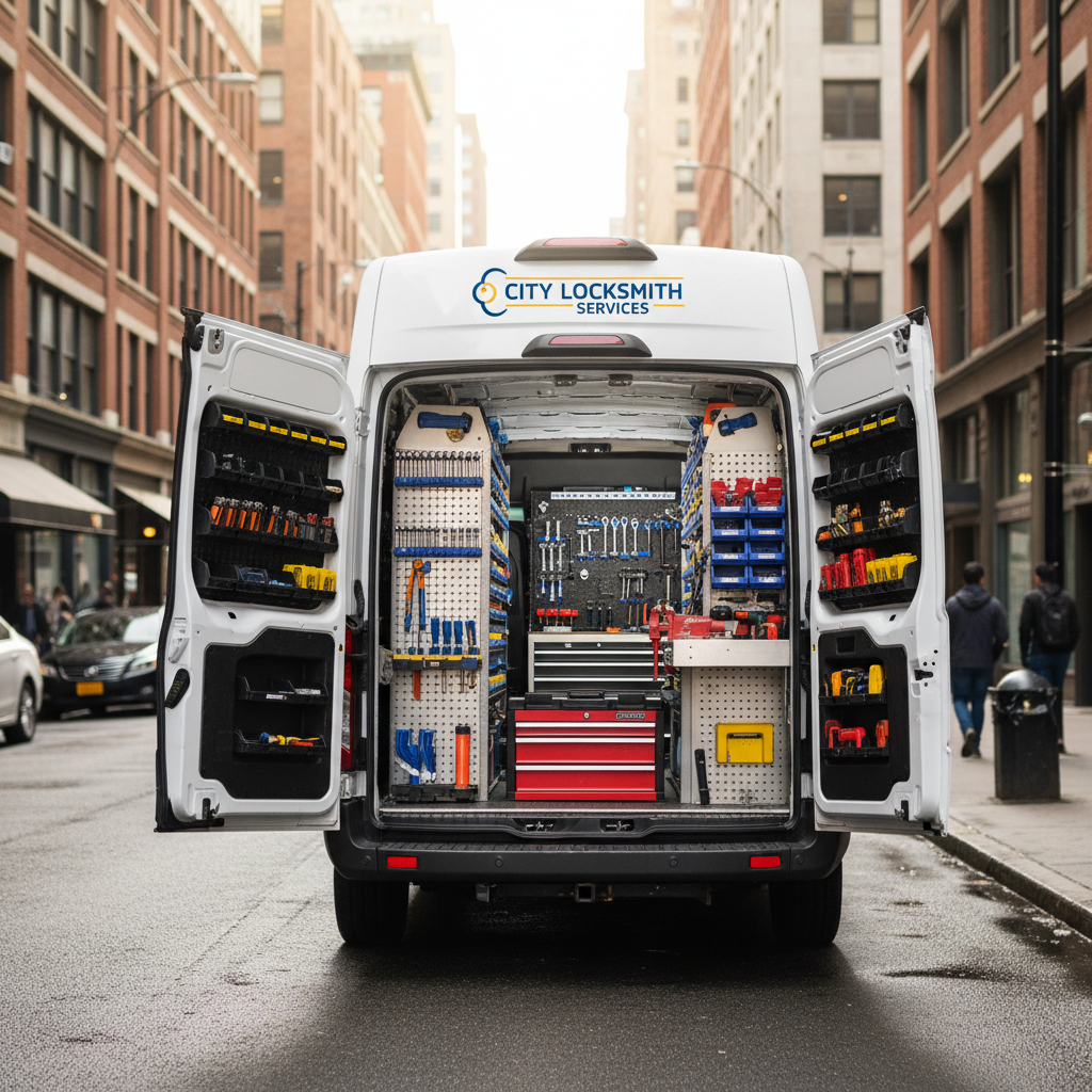 San Francisco Locksmith 24 service vehicle